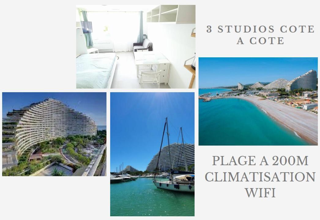 ヴィルヌーヴ・ルベDream French Riviera - Fame Marina Baie Des Angesアパートメント エクステリア 写真